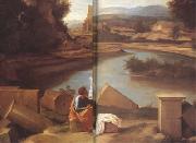 Nicolas Poussin Landscape with Saint Matthew and the Angel (mk10) oil painting picture wholesale